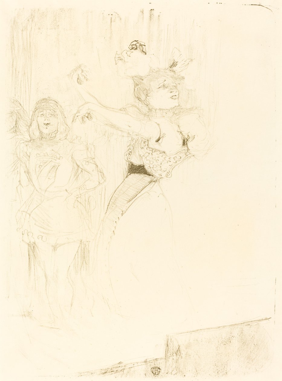 Lender Dancing the Bolero in "Chilperic" by Henri de Toulouse Lautrec