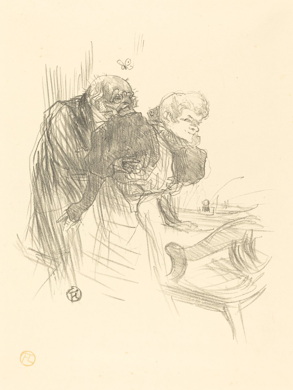 The Old Butterflies by Henri de Toulouse Lautrec