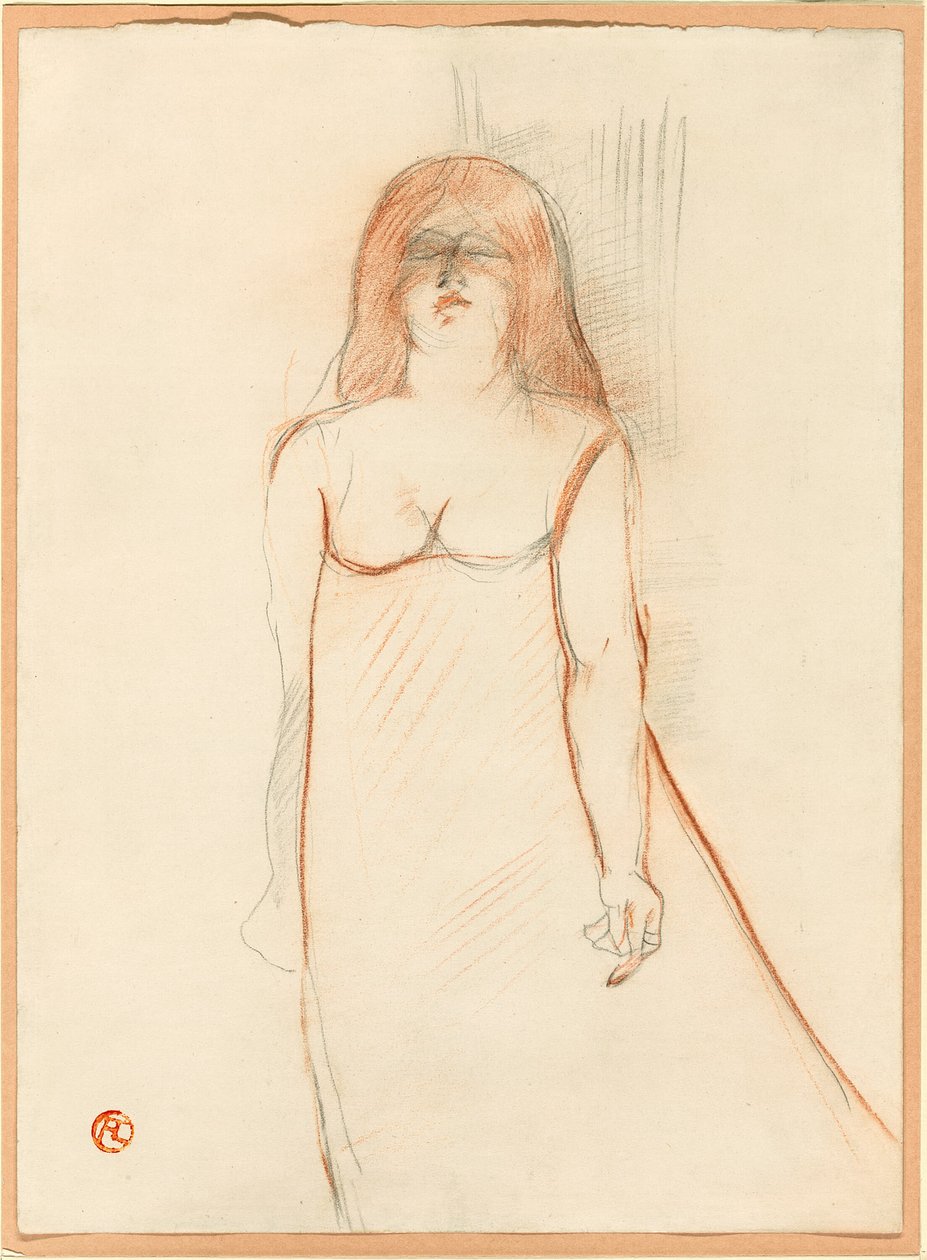 Mademoiselle Cocyte by Henri de Toulouse Lautrec