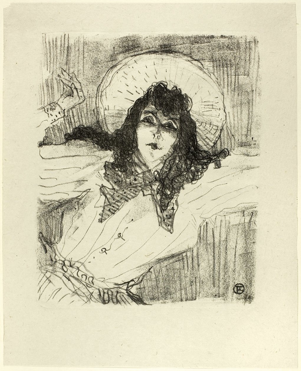 May Belfort, from Treize Lithographies by Henri de Toulouse Lautrec
