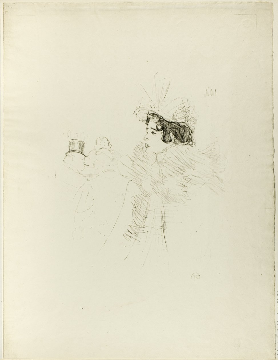 Miss May Belfort at the Bar Achille by Henri de Toulouse Lautrec