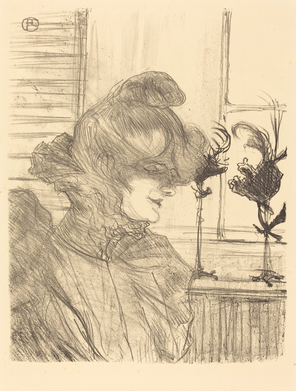 Mme. Le Marguoin, Milliner by Henri de Toulouse Lautrec