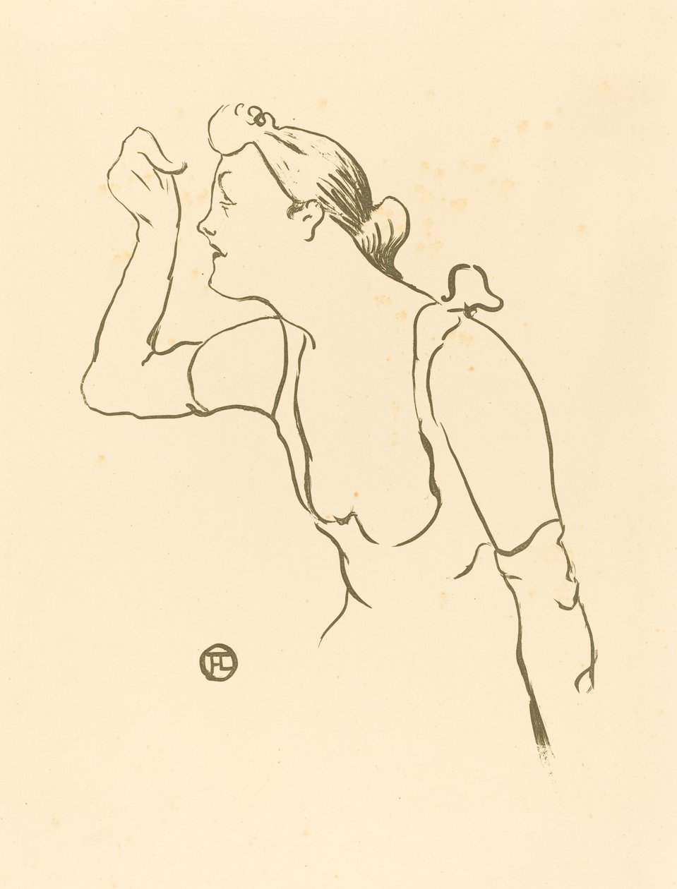 Paula Brébion, 1893 by Henri de Toulouse Lautrec