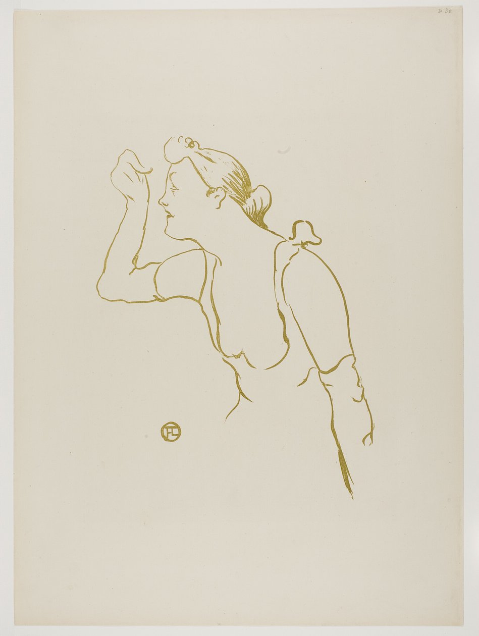 Paula Brébion, from Le Café-Concert by Henri de Toulouse Lautrec