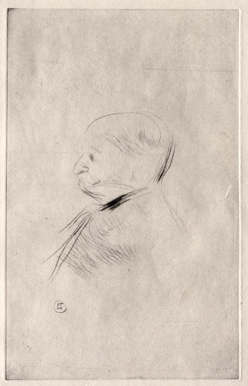 Portrait of Mr. X by Henri de Toulouse Lautrec