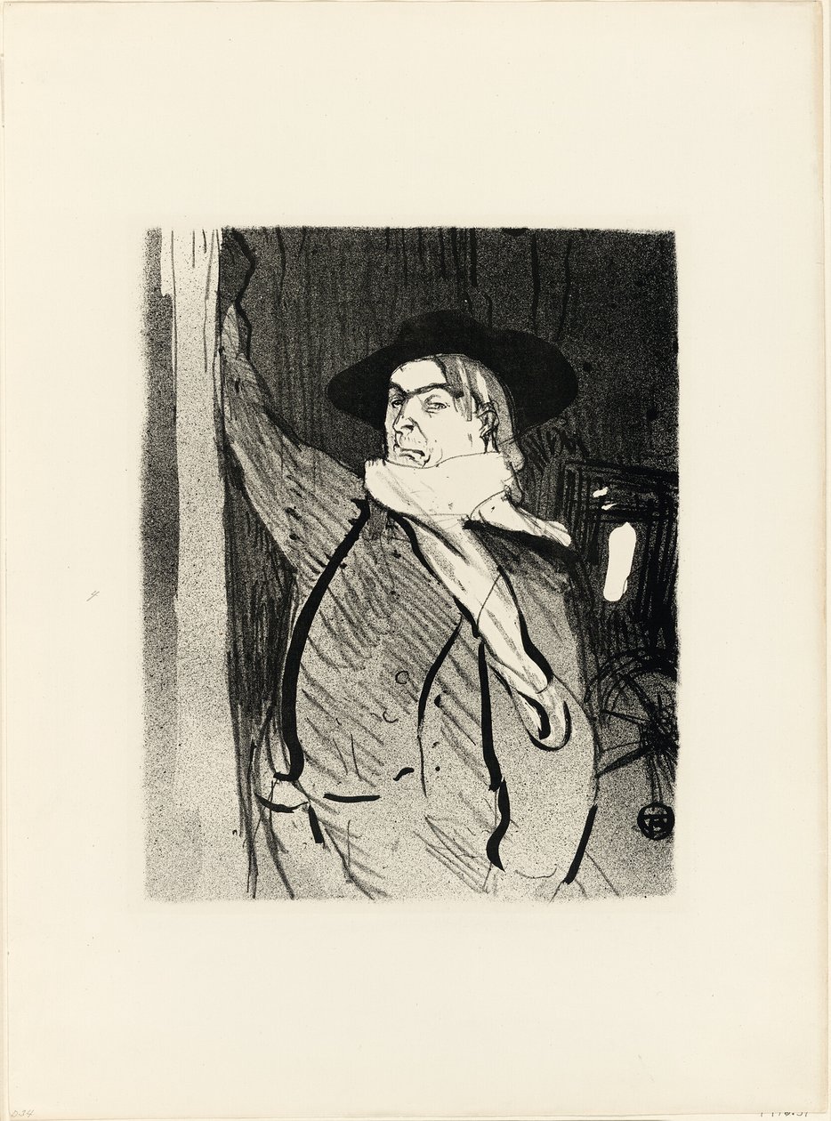 Portrait of Aristide Bruant, from The Café-Concert by Henri de Toulouse Lautrec