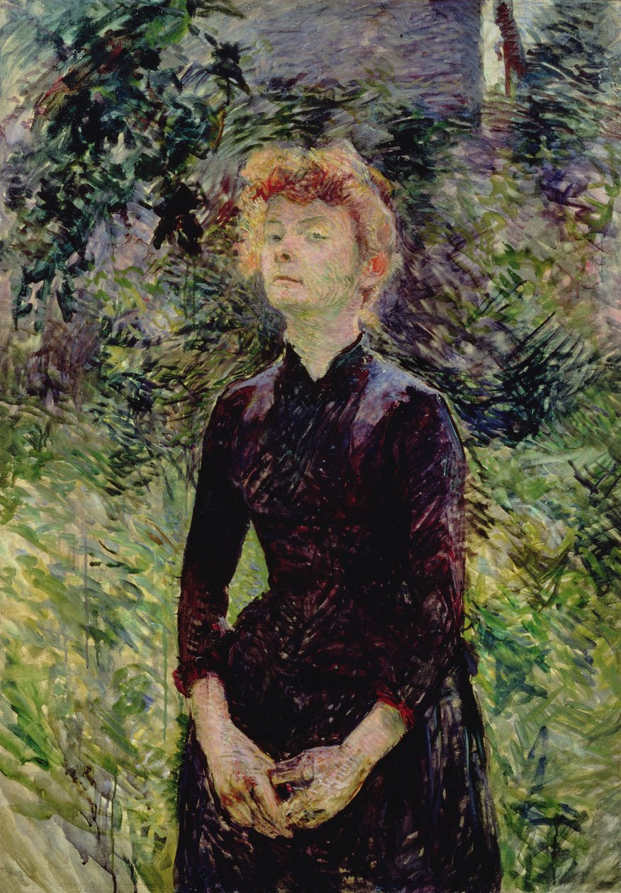 Portrait of a Woman, Possibly the French Comedienne Yvette Guilbert, 1888 by Henri de Toulouse Lautrec