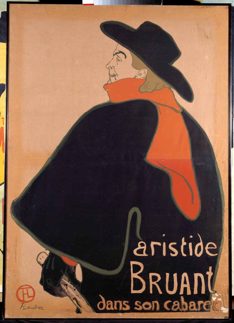 Poster Depicting Aristide Sparrow in His Cabaret by Henri de Toulouse Lautrec