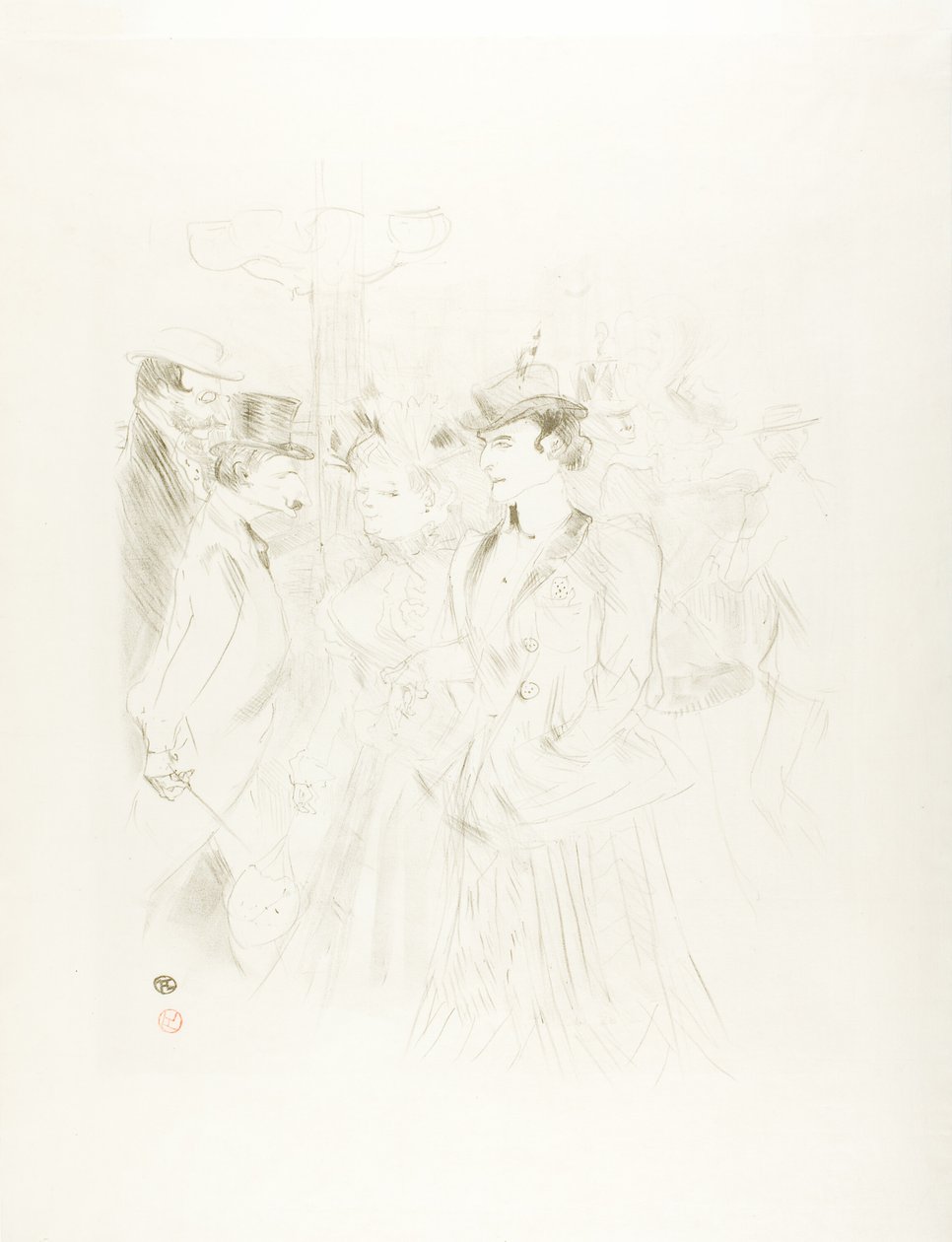Promenade by Henri de Toulouse Lautrec