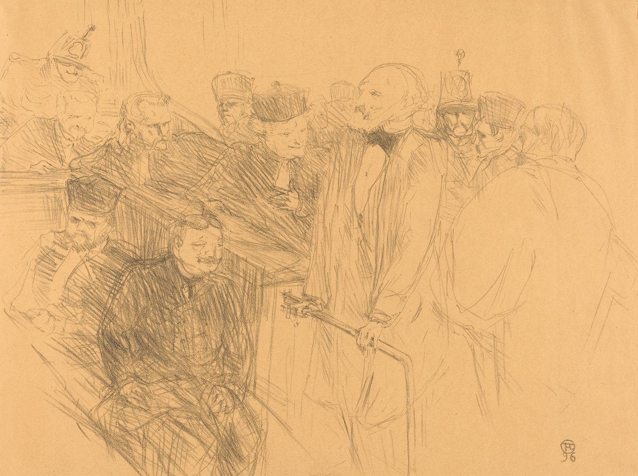 Ribot Deposition by Henri de Toulouse Lautrec