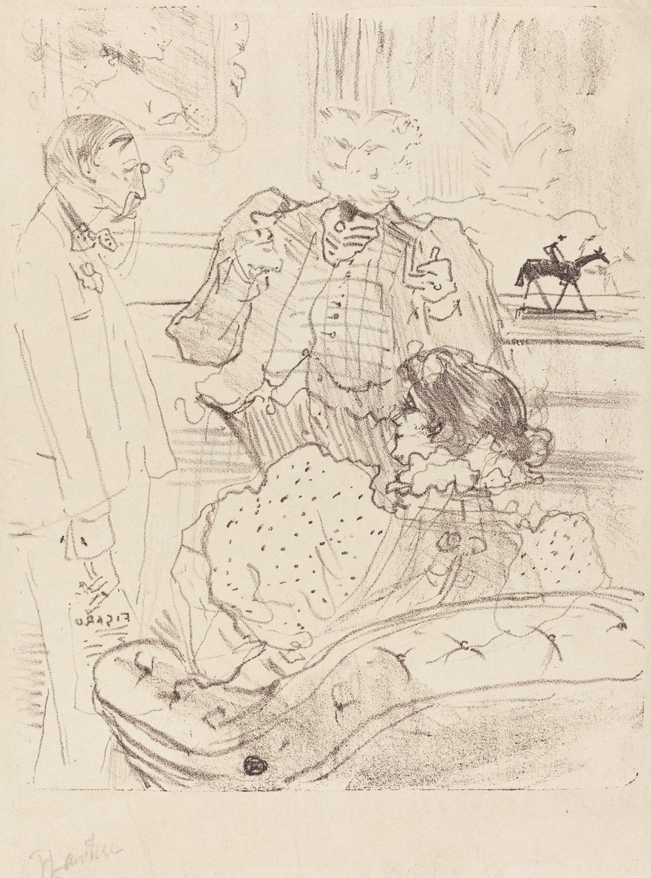 Rosmersholm, Le Gage, 1898 by Henri de Toulouse Lautrec