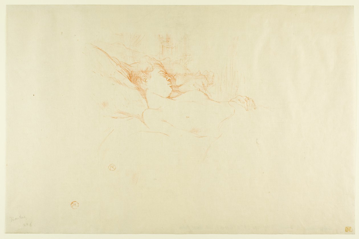 Sleep by Henri de Toulouse Lautrec