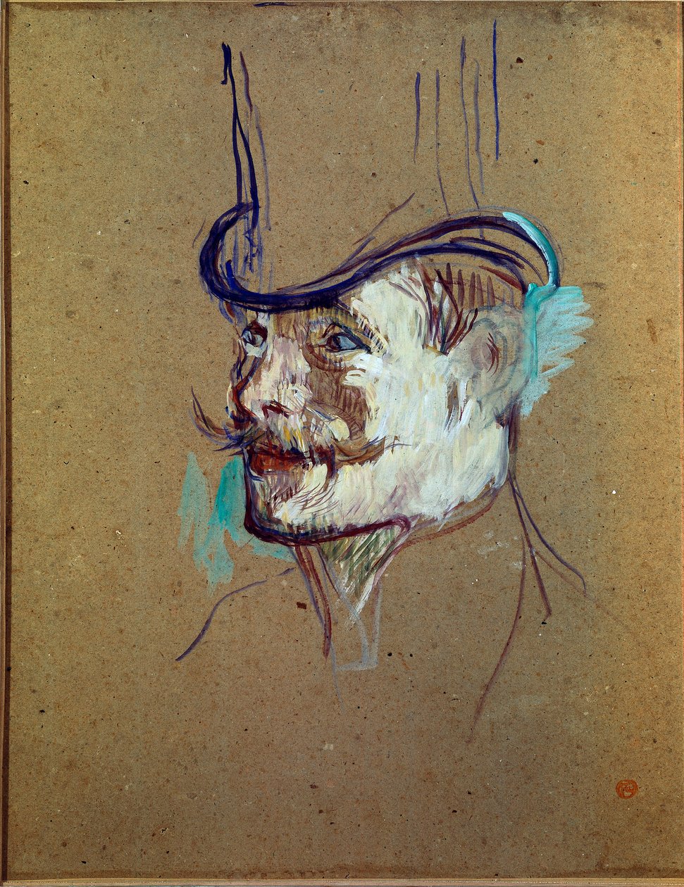 Study for Mr. Warner by Henri de Toulouse Lautrec