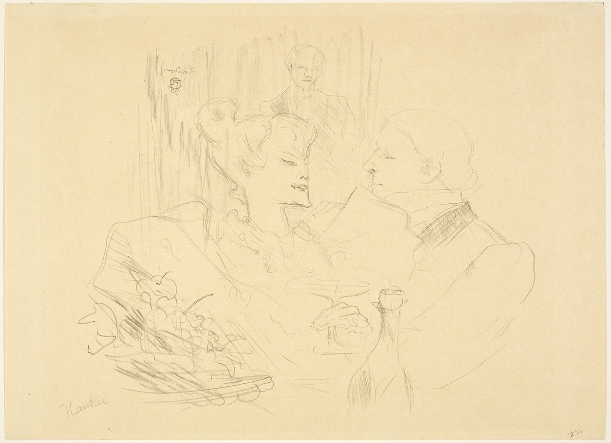 Supper in London by Henri de Toulouse Lautrec