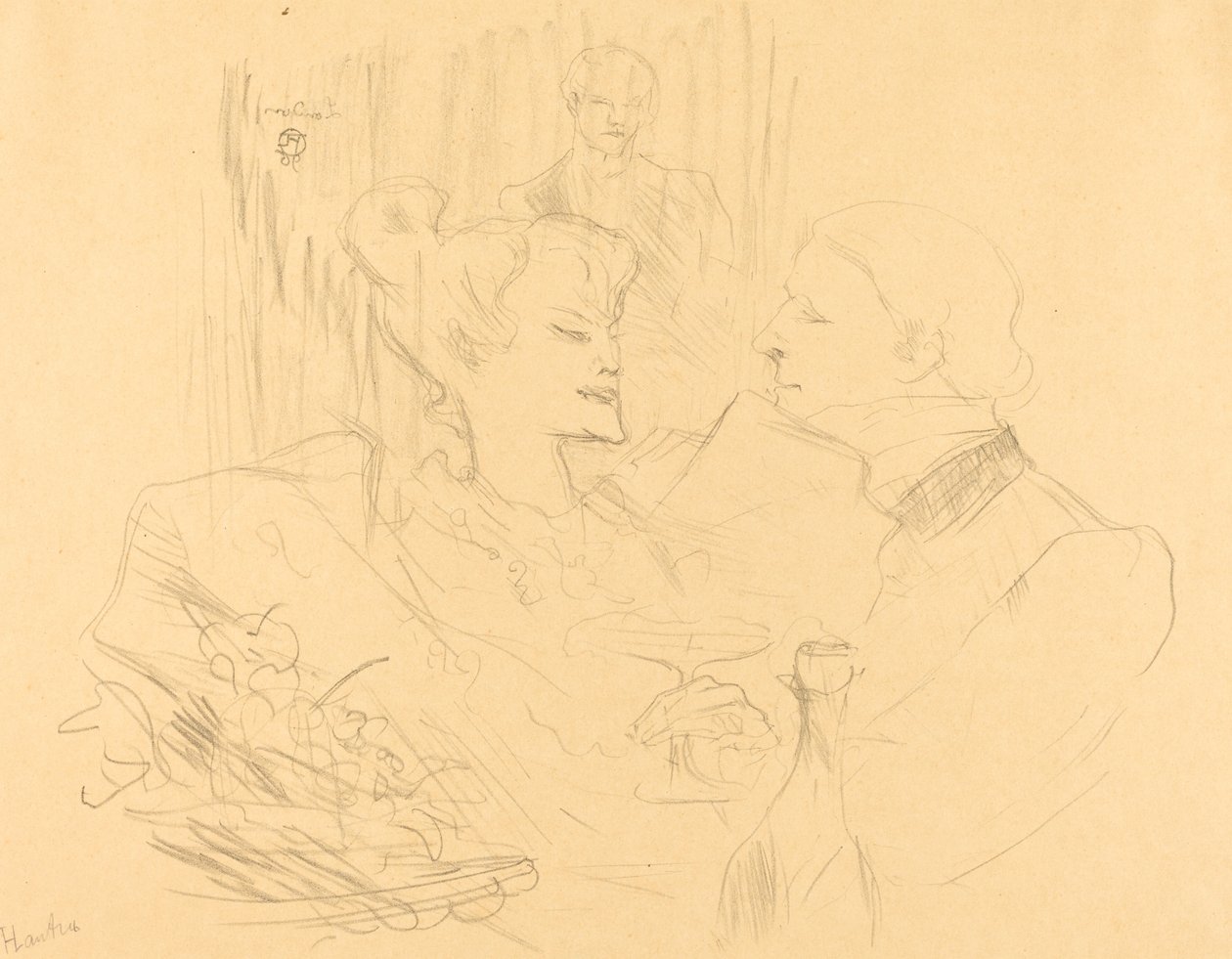 Supper in London, 1896 by Henri de Toulouse Lautrec
