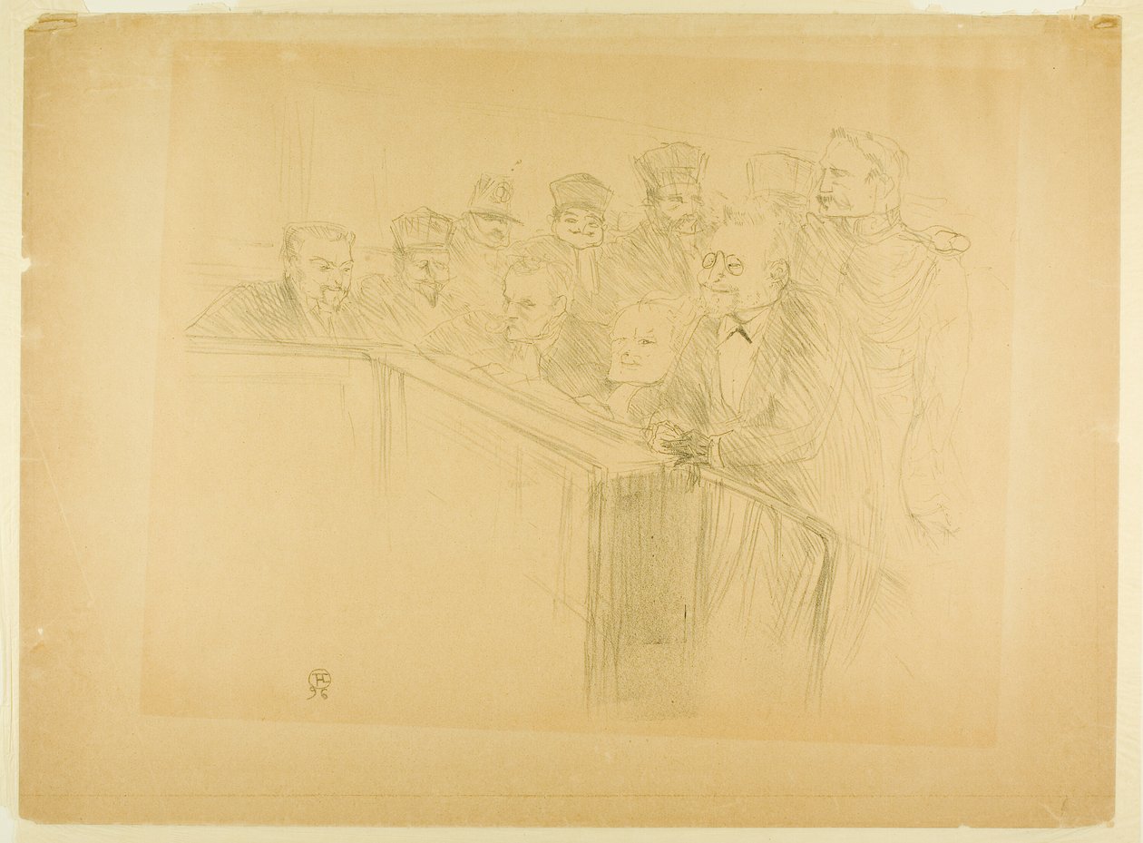 The Arton Trial (First Plate) by Henri de Toulouse Lautrec