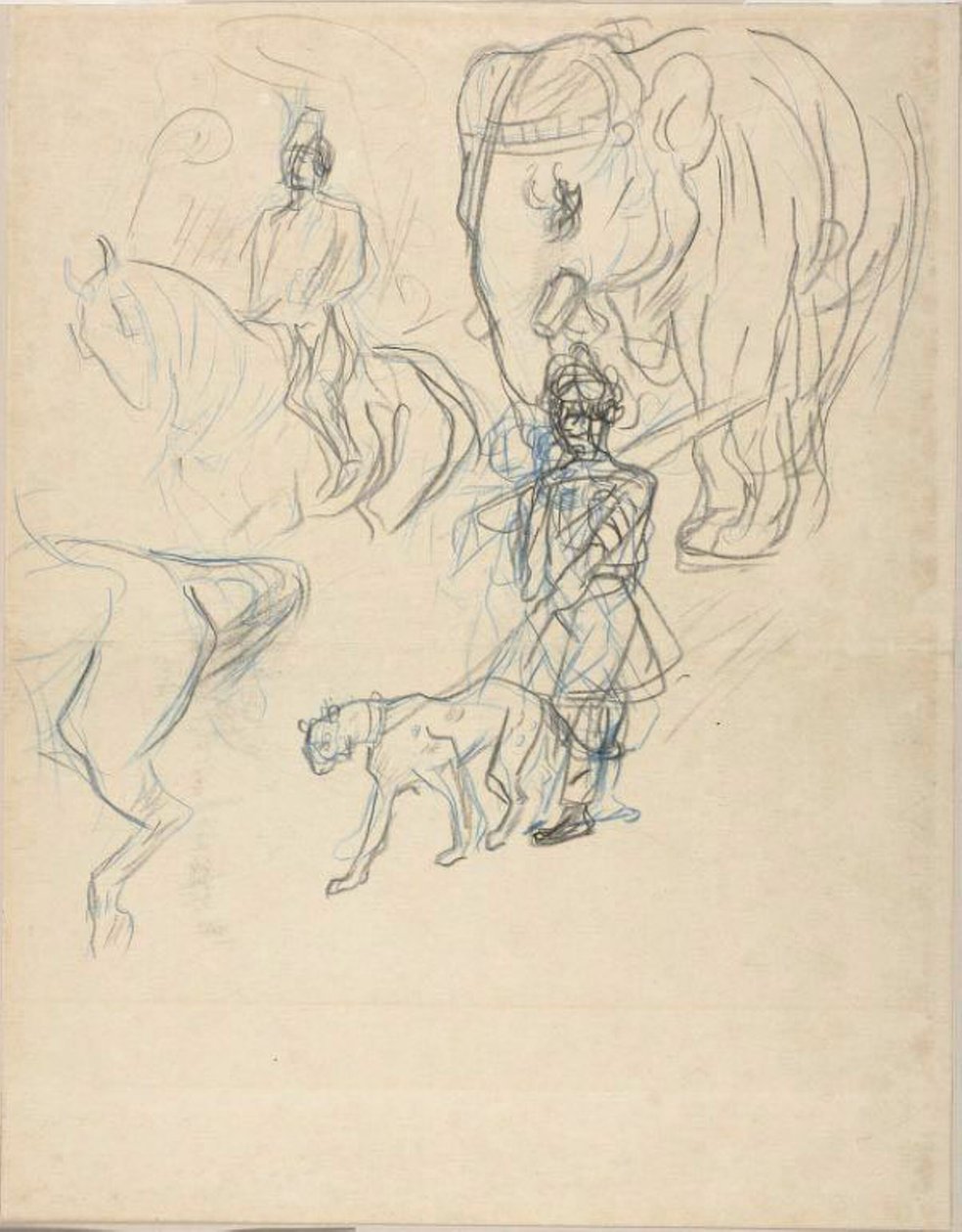 The Cortege of the Rajah by Henri de Toulouse Lautrec