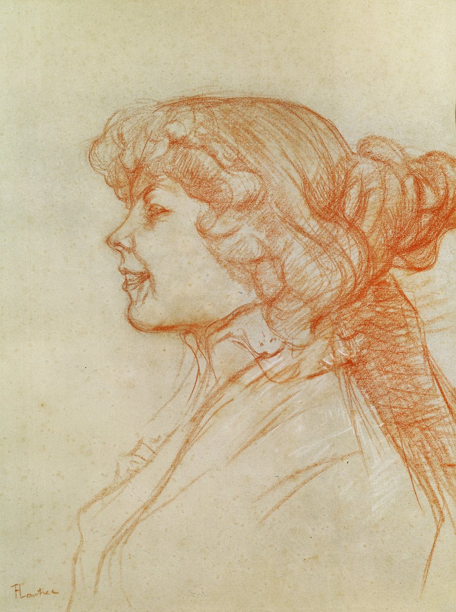 The English Girl at the Star in Le Havre by Henri de Toulouse Lautrec