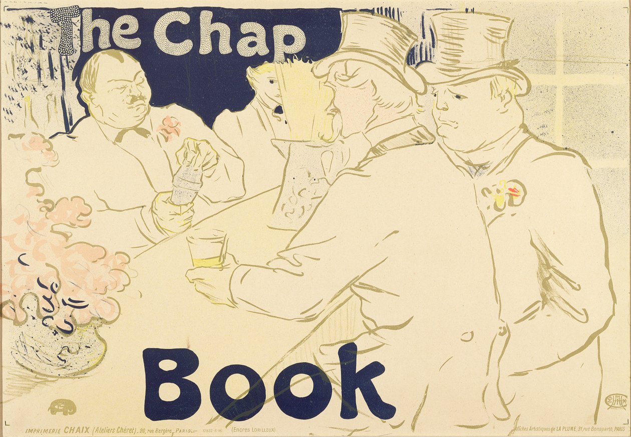 The Irish and American Bar, Rue Royale, Poster for The Chap Book by Henri de Toulouse Lautrec