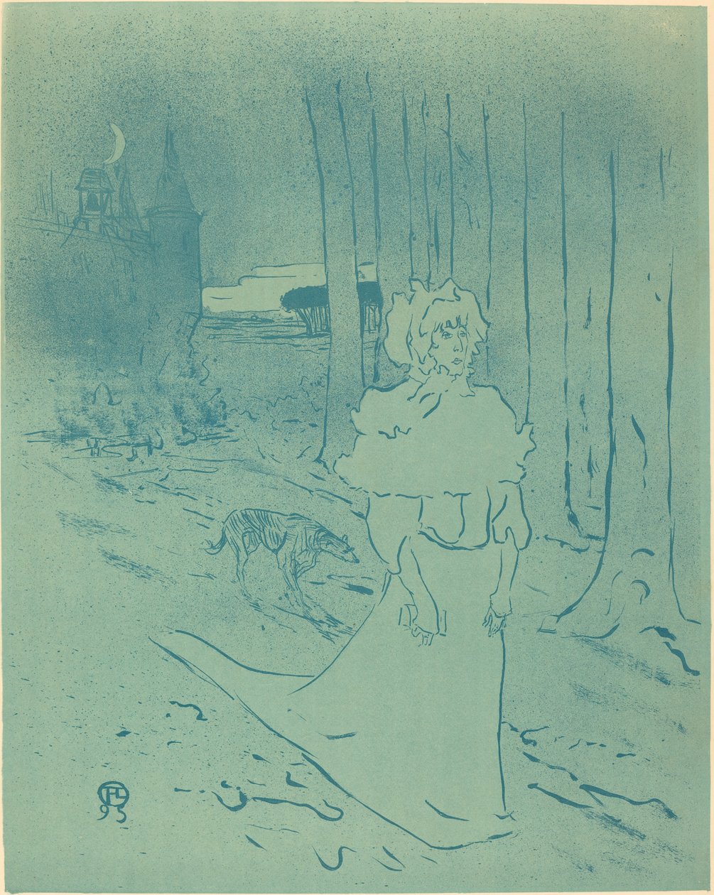 The Manor Lady or the Omen, 1895 by Henri de Toulouse Lautrec