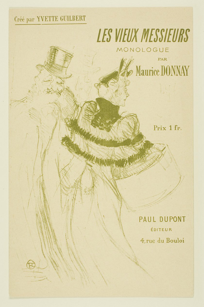 The Old Gentlemen by Henri de Toulouse Lautrec