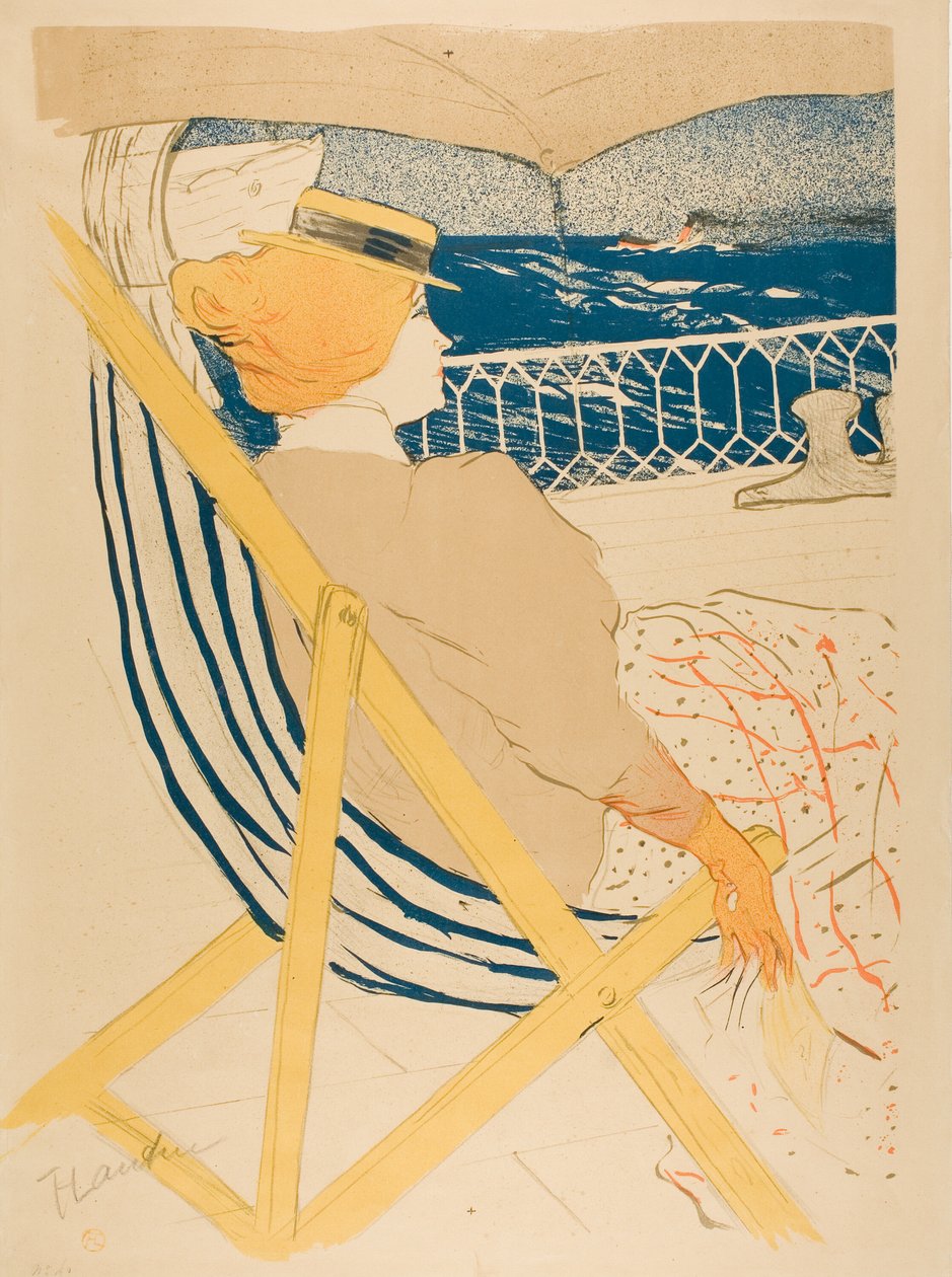 The Passenger in Cabin 54—Cruise by Henri de Toulouse Lautrec