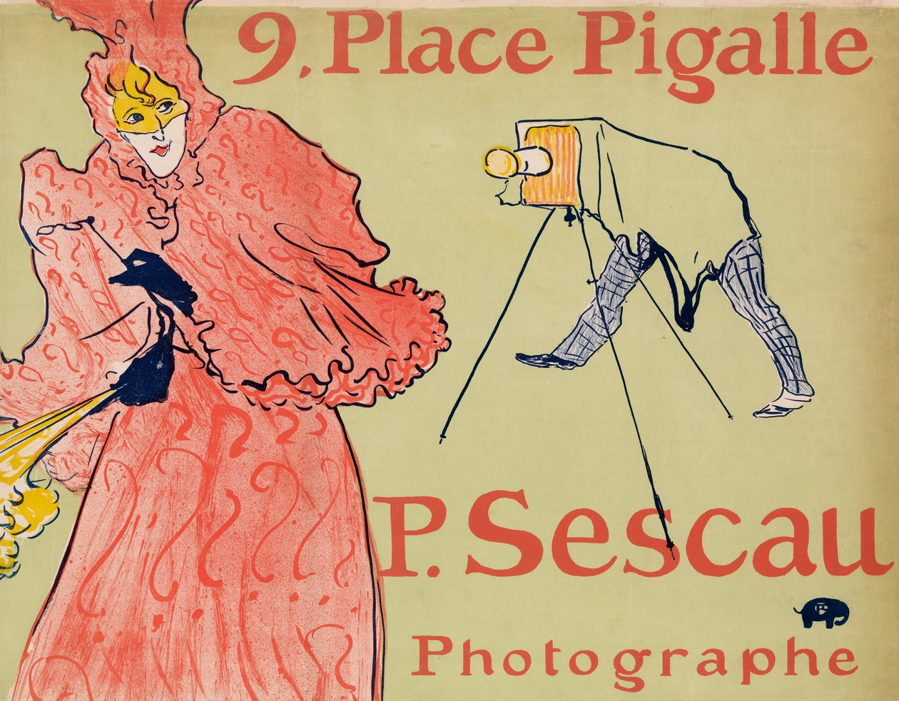 The Photographer Sescau by Henri de Toulouse Lautrec