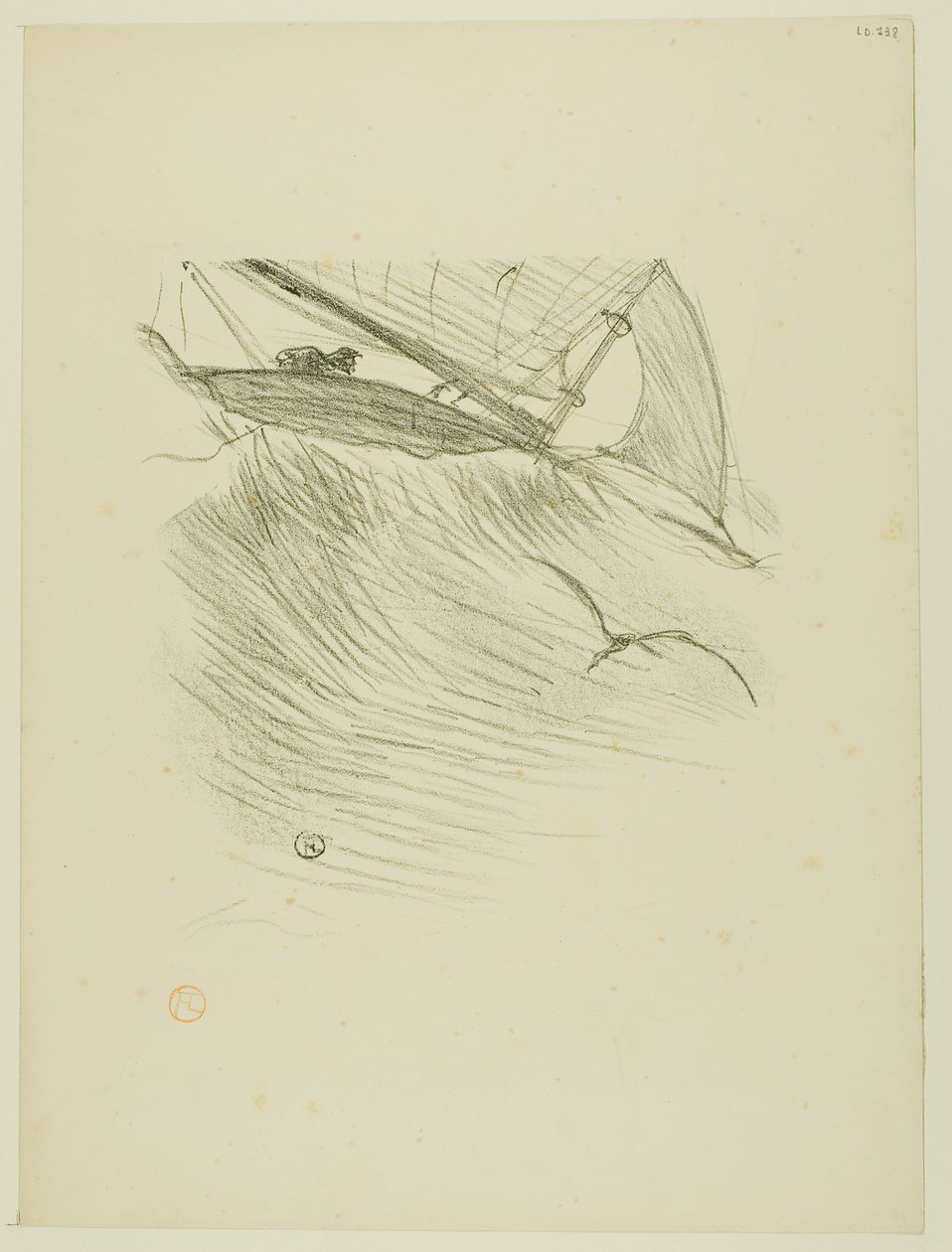 The Sea Swallows, from Mélodies de Désiré Dihau by Henri de Toulouse Lautrec