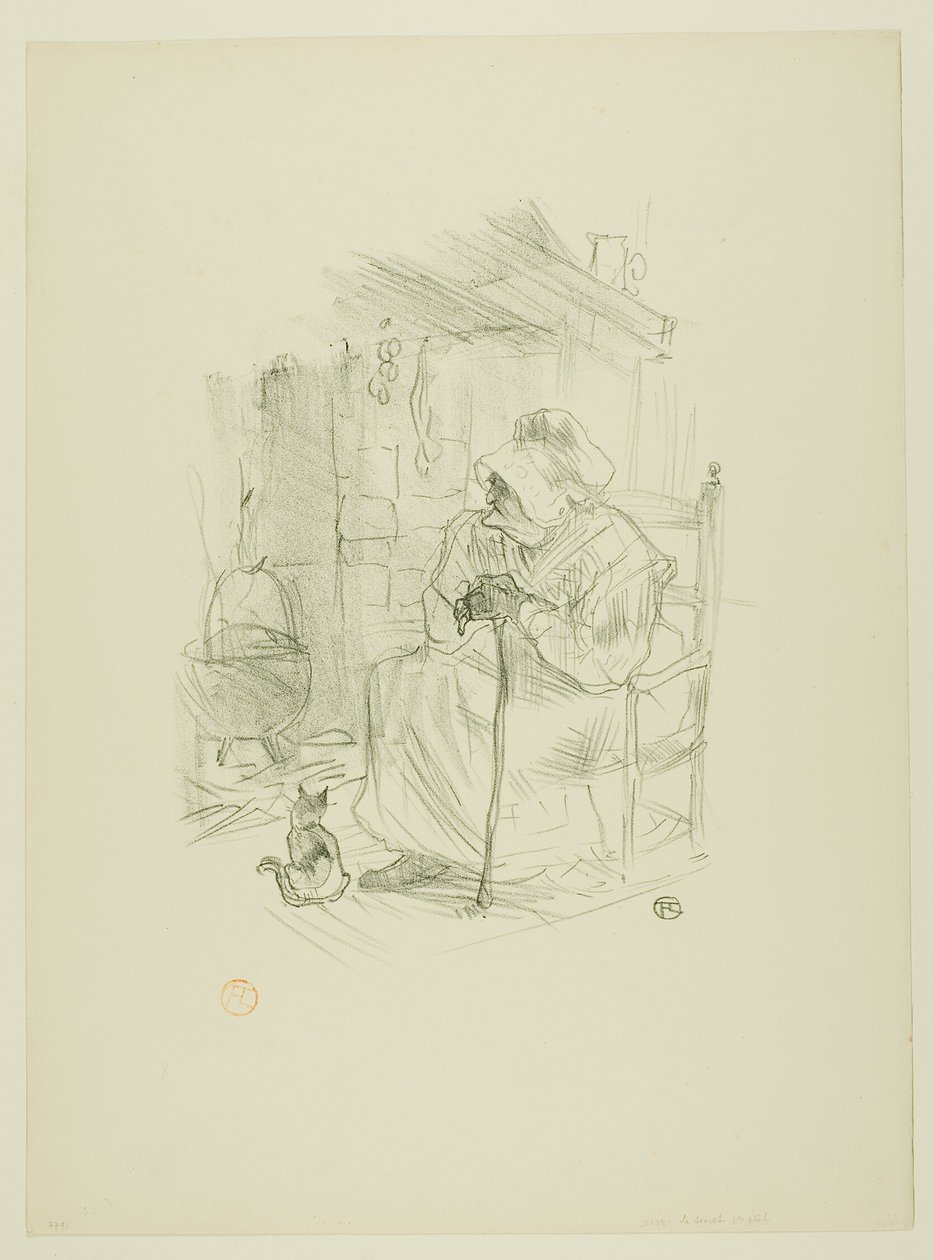 The Secret, from Mélodies de Désiré Dihau by Henri de Toulouse Lautrec