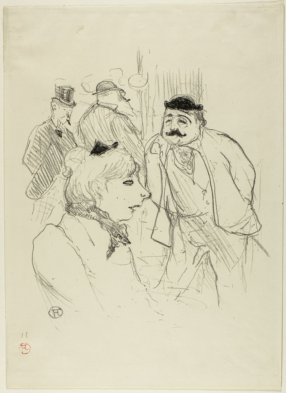 The Stalk—Moulin Rouge by Henri de Toulouse Lautrec