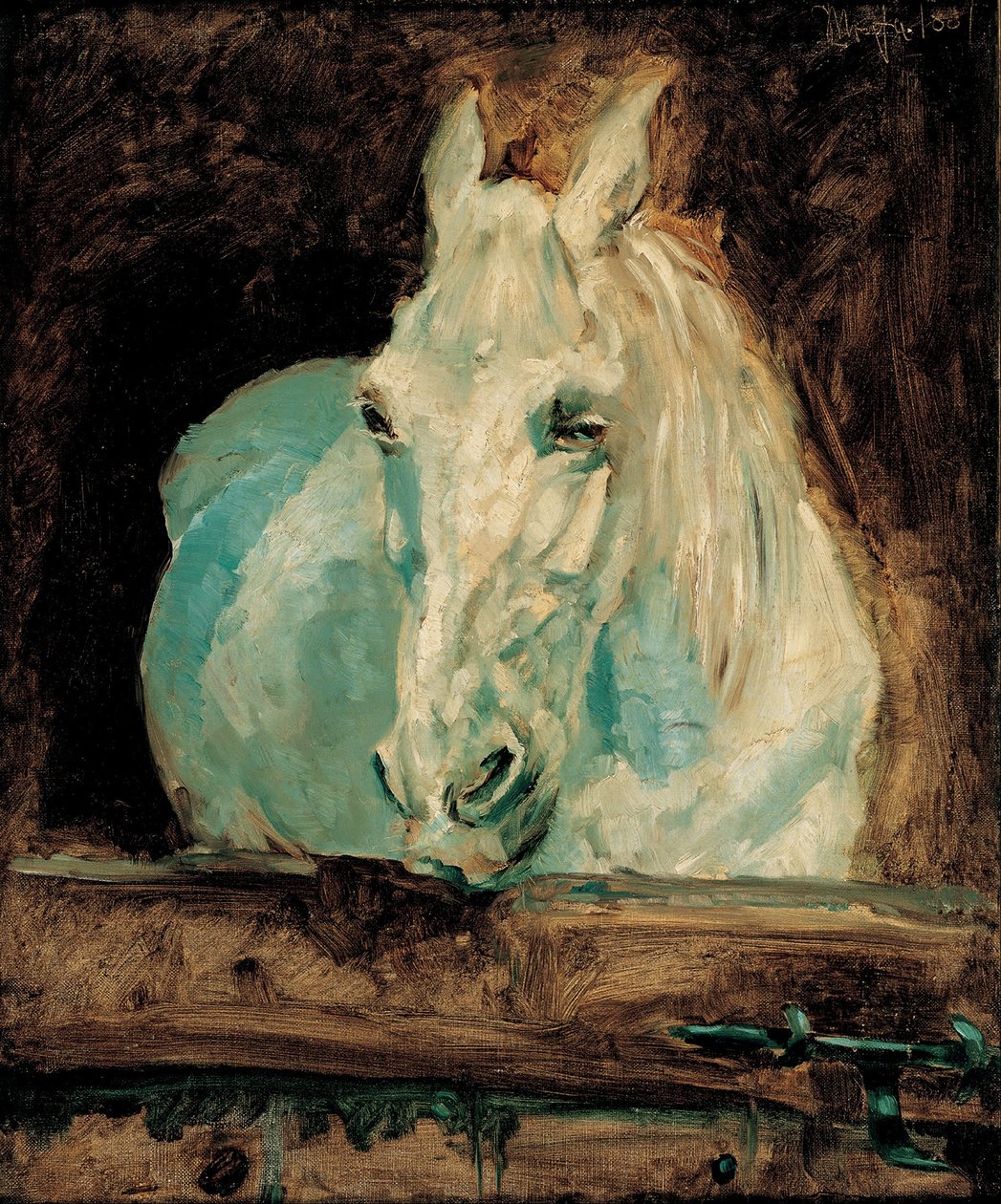 The White Horse "Gazelle", 1881 by Henri de Toulouse Lautrec