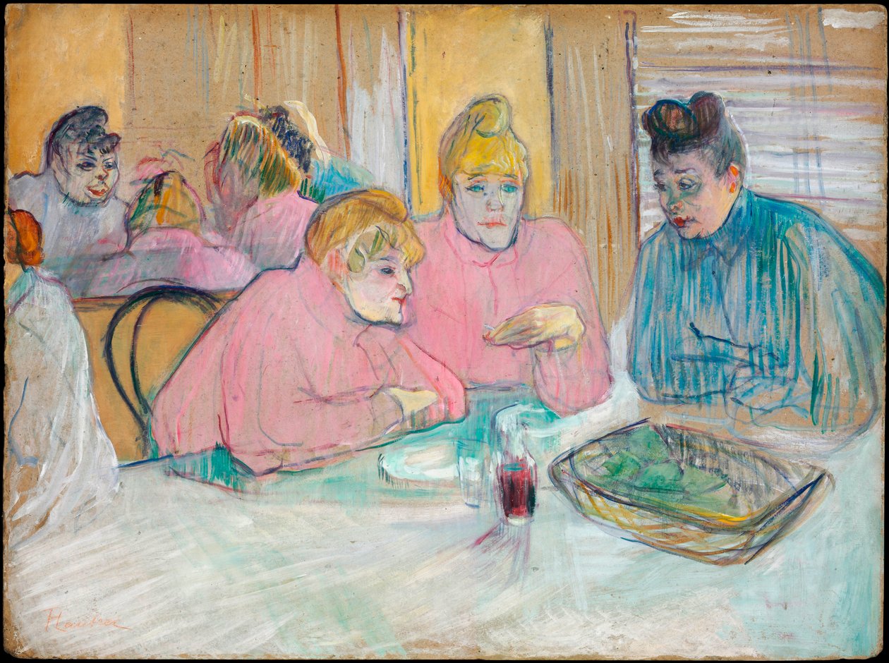 These Ladies in the Refectory by Henri de Toulouse Lautrec