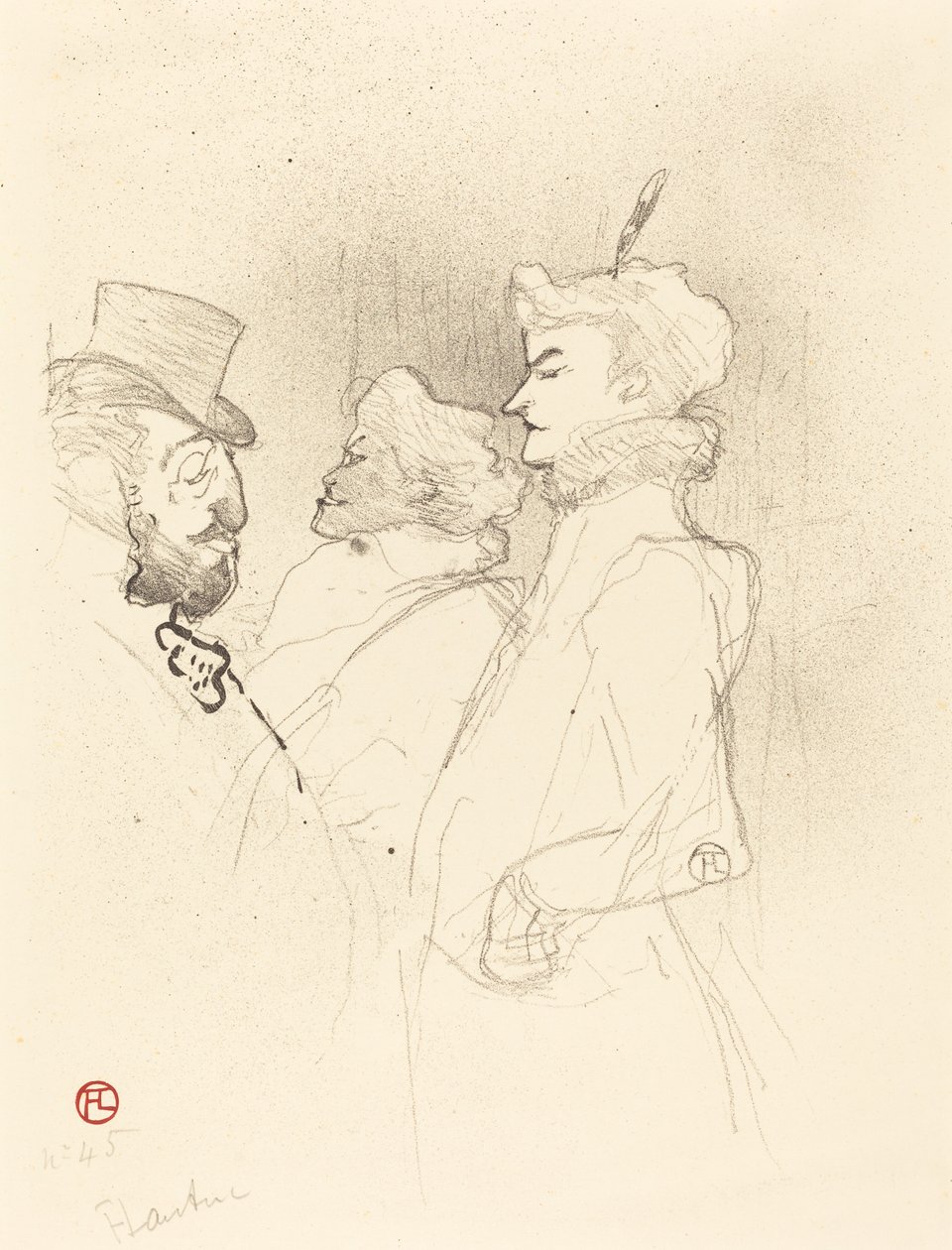 Why Not?...Once Is Not a Habit by Henri de Toulouse Lautrec