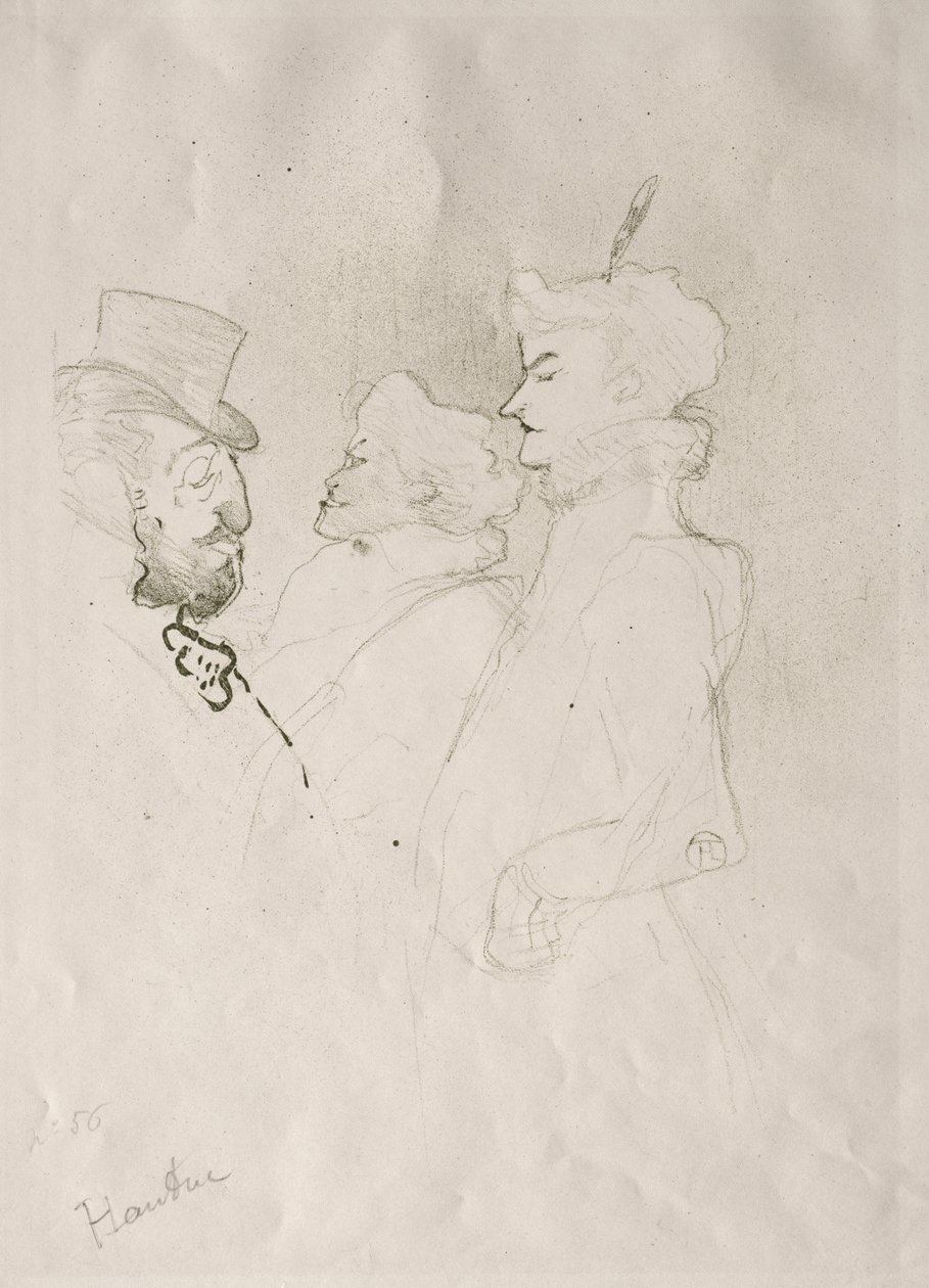 Why Not? Once Does Not Constitute a Habit by Henri de Toulouse Lautrec