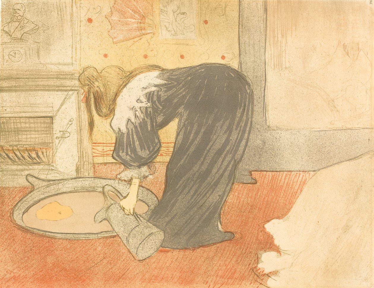 Woman at the Tub by Henri de Toulouse Lautrec