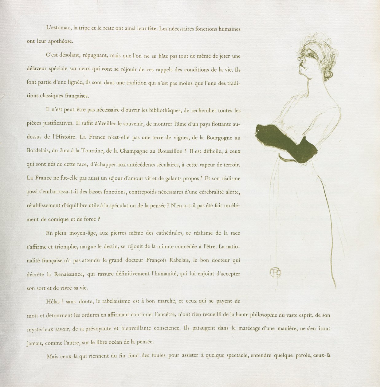 Yvette Guilbert-French Series: No. 10, 1894 by Henri de Toulouse Lautrec