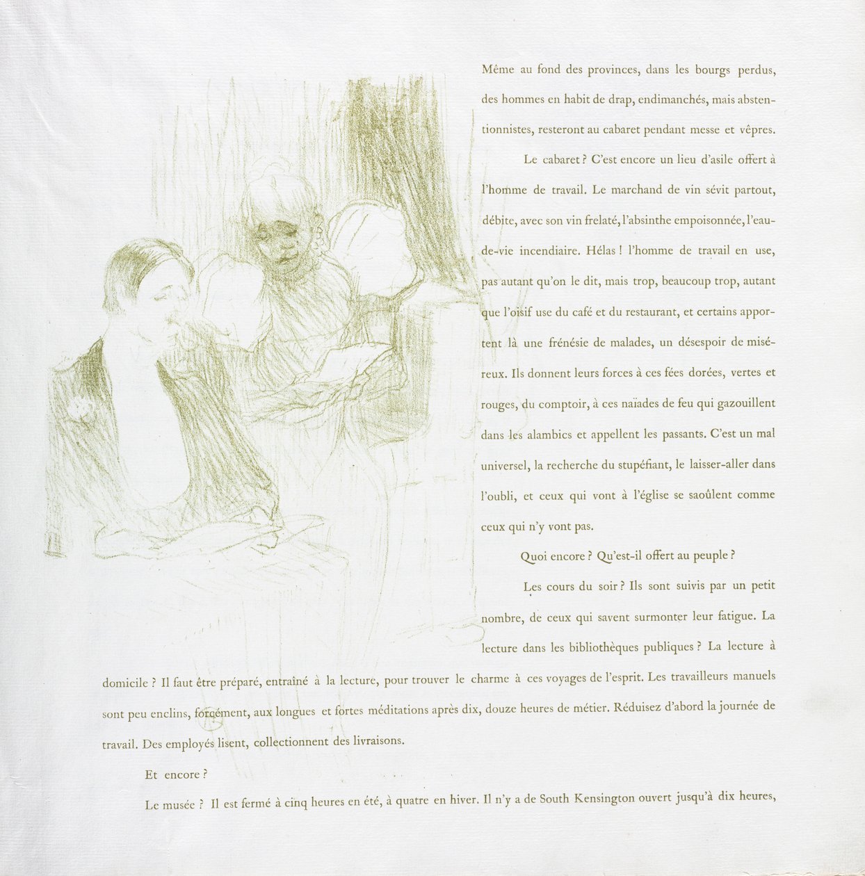 Yvette Guilbert-French Series: No. 8, 1894 by Henri de Toulouse Lautrec