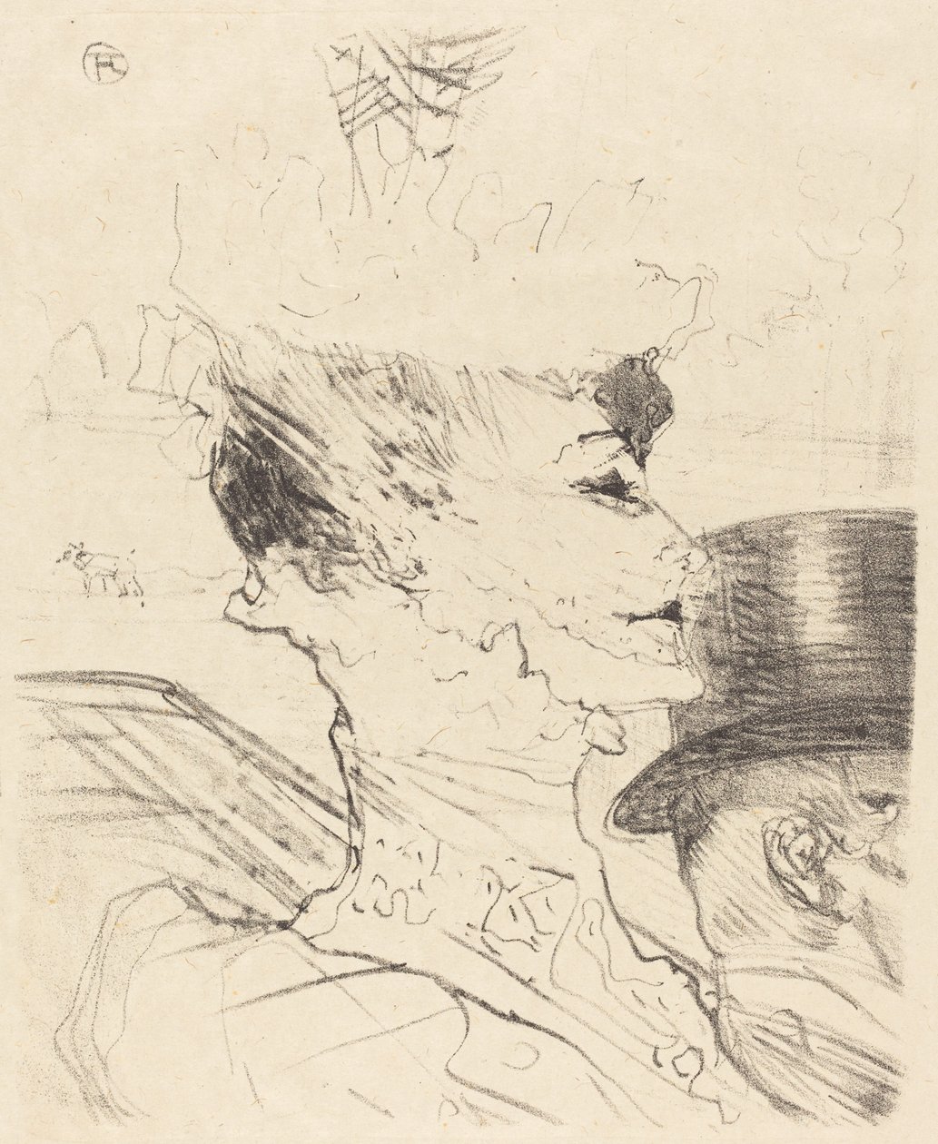 Yvette Guilbert? by Henri de Toulouse Lautrec