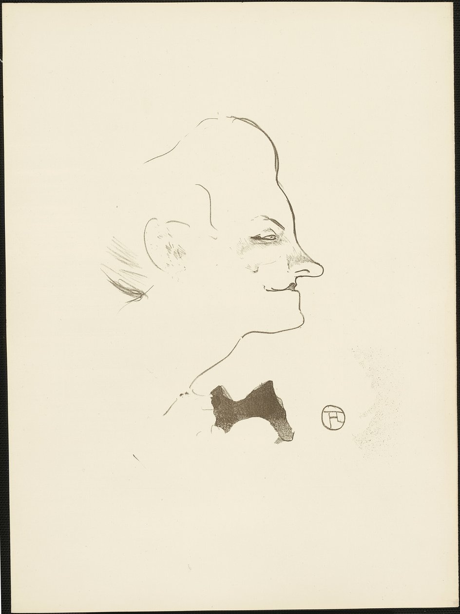 Yvette Guilbert, from Le Café-Concert by Henri de Toulouse Lautrec