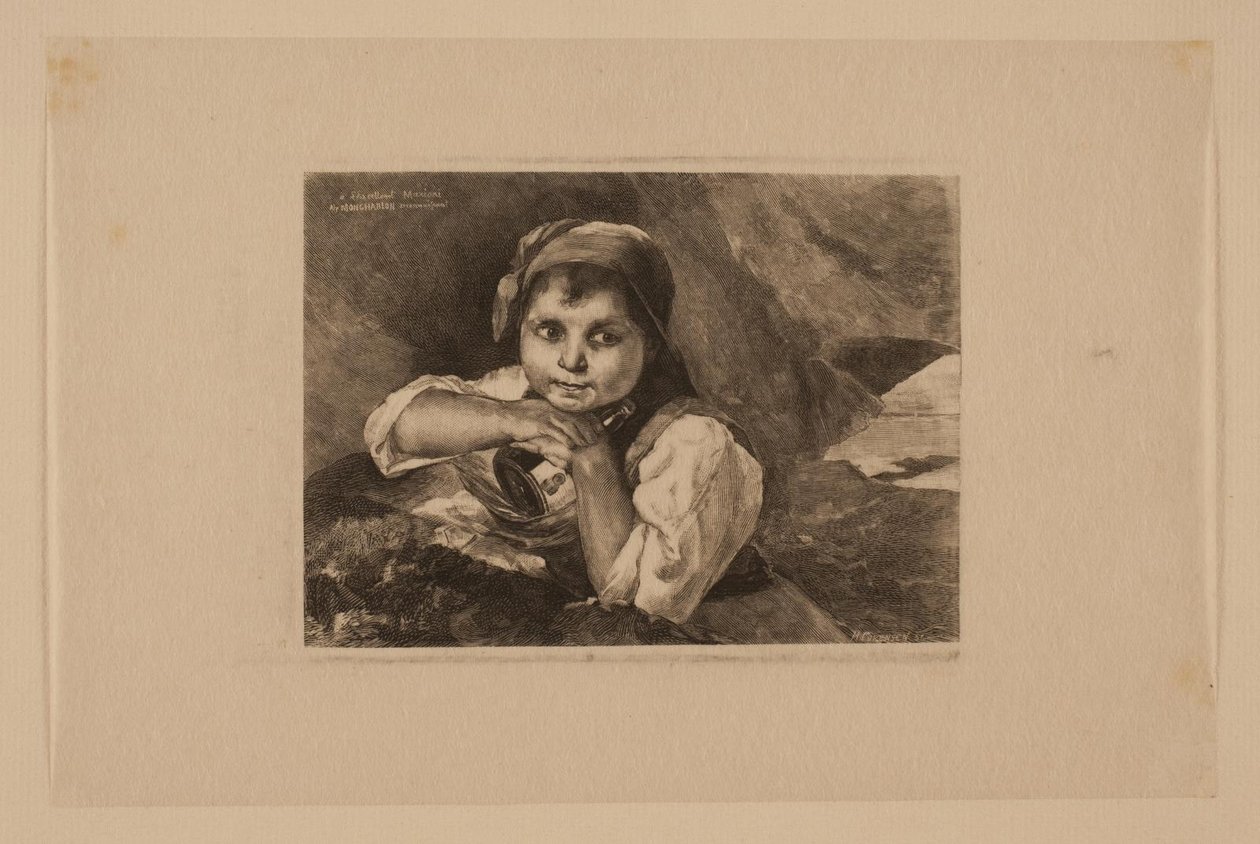 A Peasant Girl by Henrik Arnold Hamilkar Sørensen