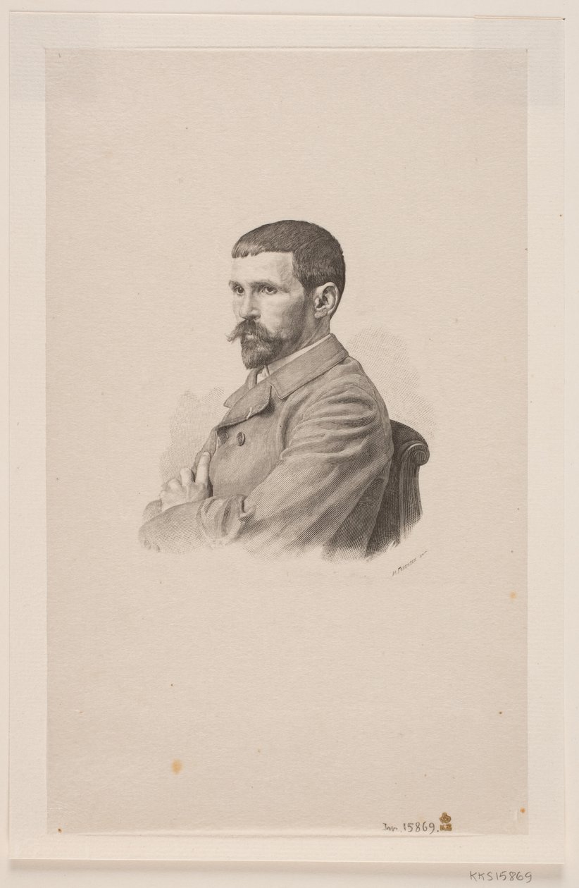 Portrait of the Painter P. A. J. Dagnan-Bouveret by Henrik Arnold Hamilkar Sørensen