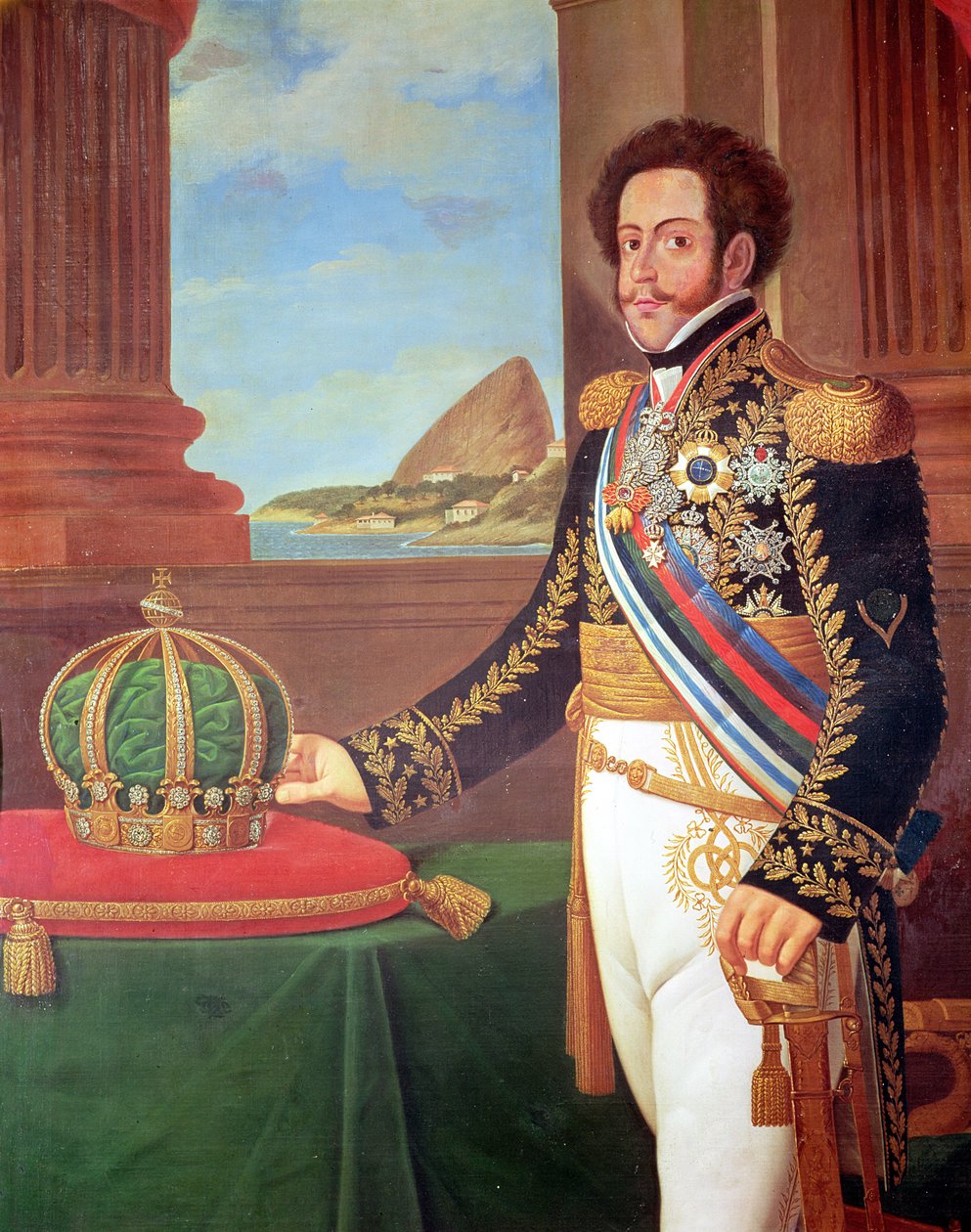 Pedro I, Emperor of Brazil, 1825 by Henrique Jose da Silva
