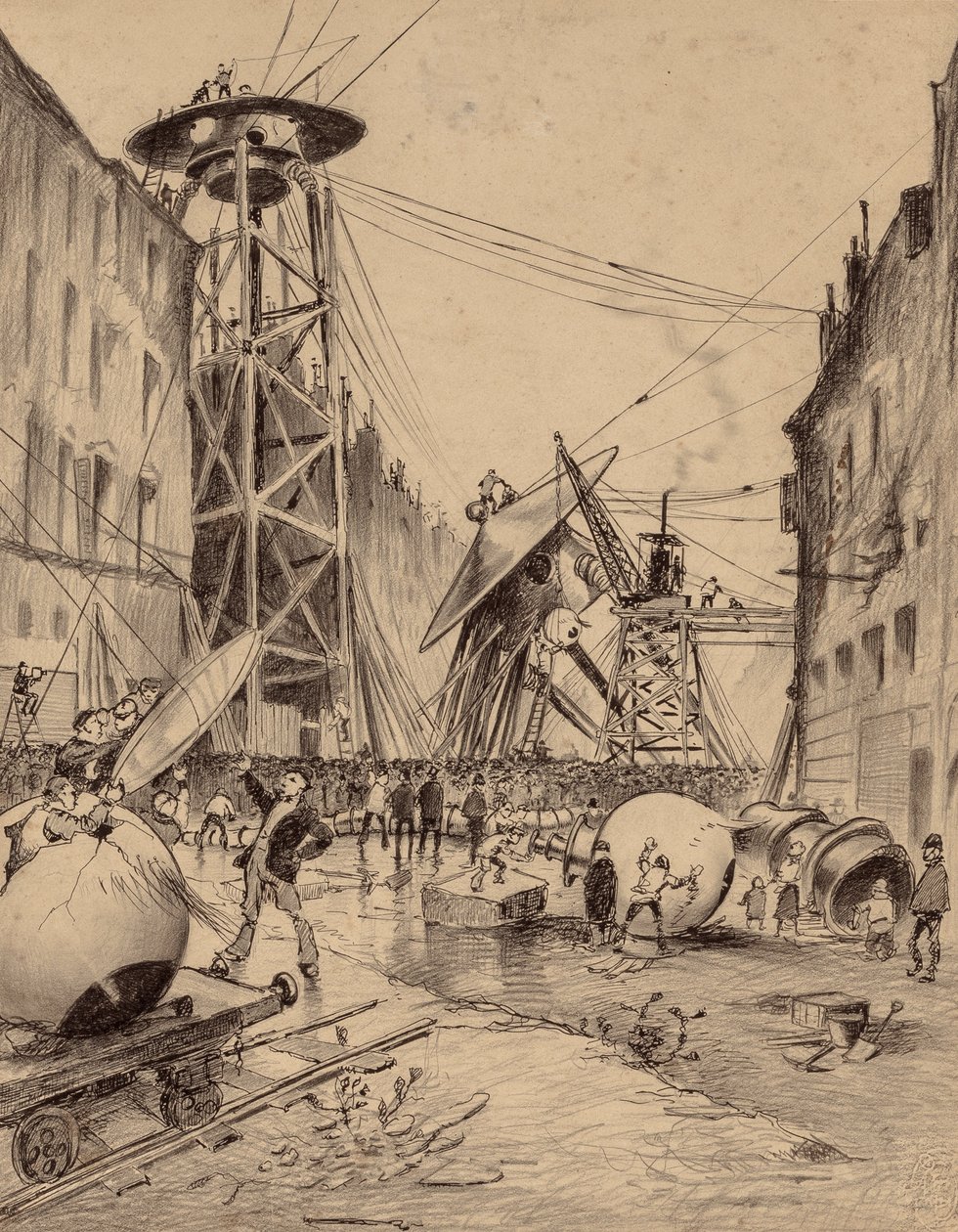 Humans Dissecting Martian War Machines by Henrique Alvim Correa