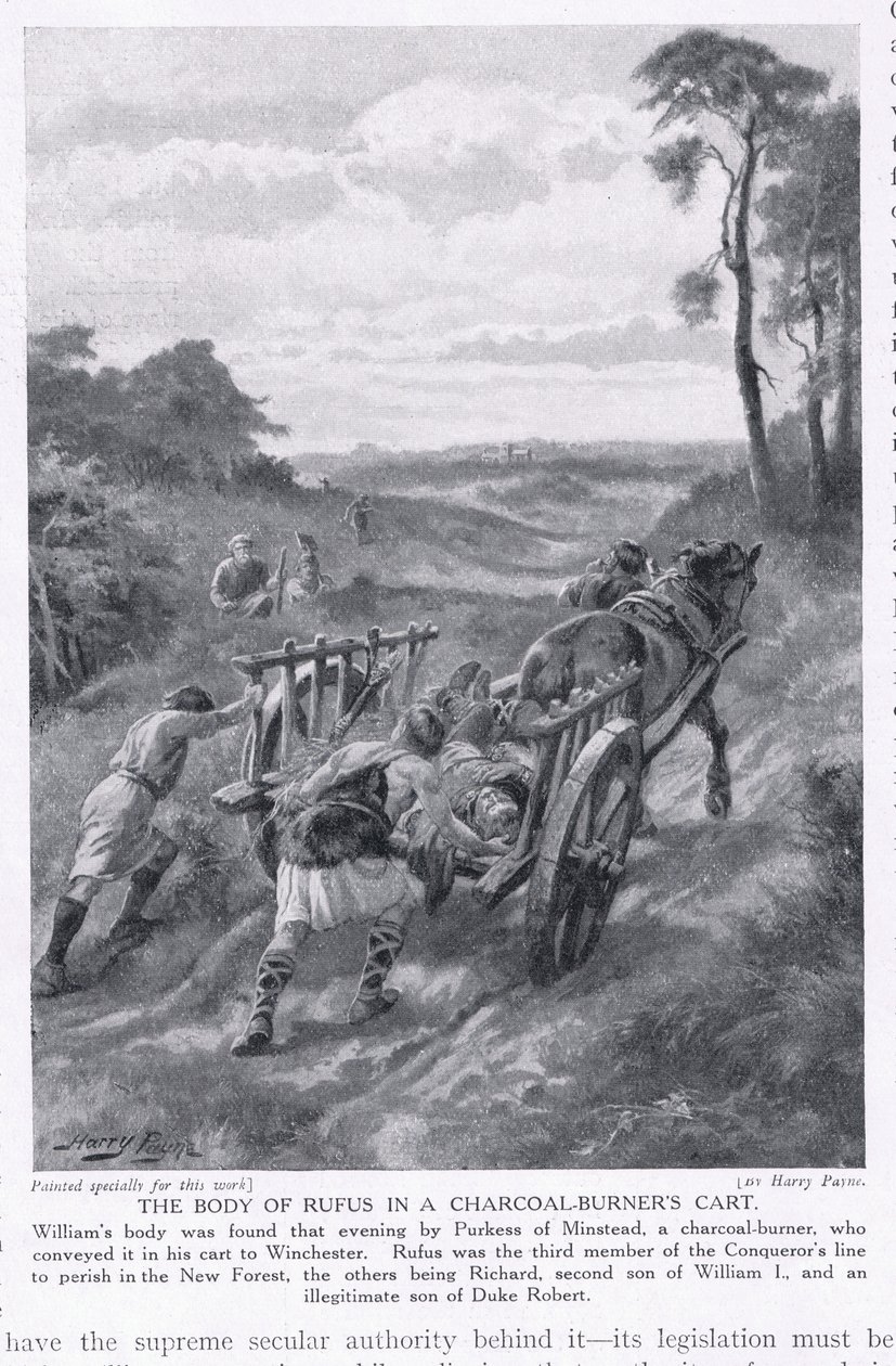 The Body of Rufus in a Charcoal Burner