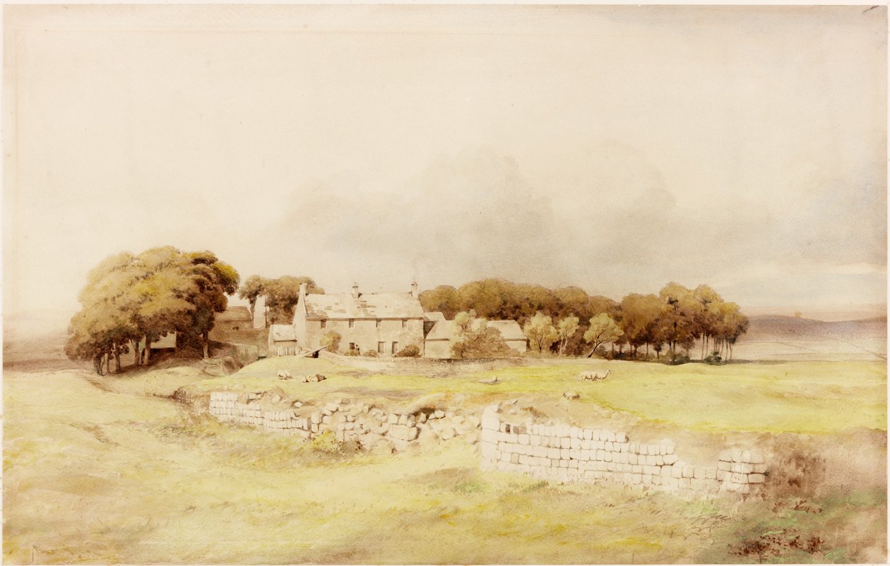 Birdoswald Farmhouse by Henry Burdon Richardson