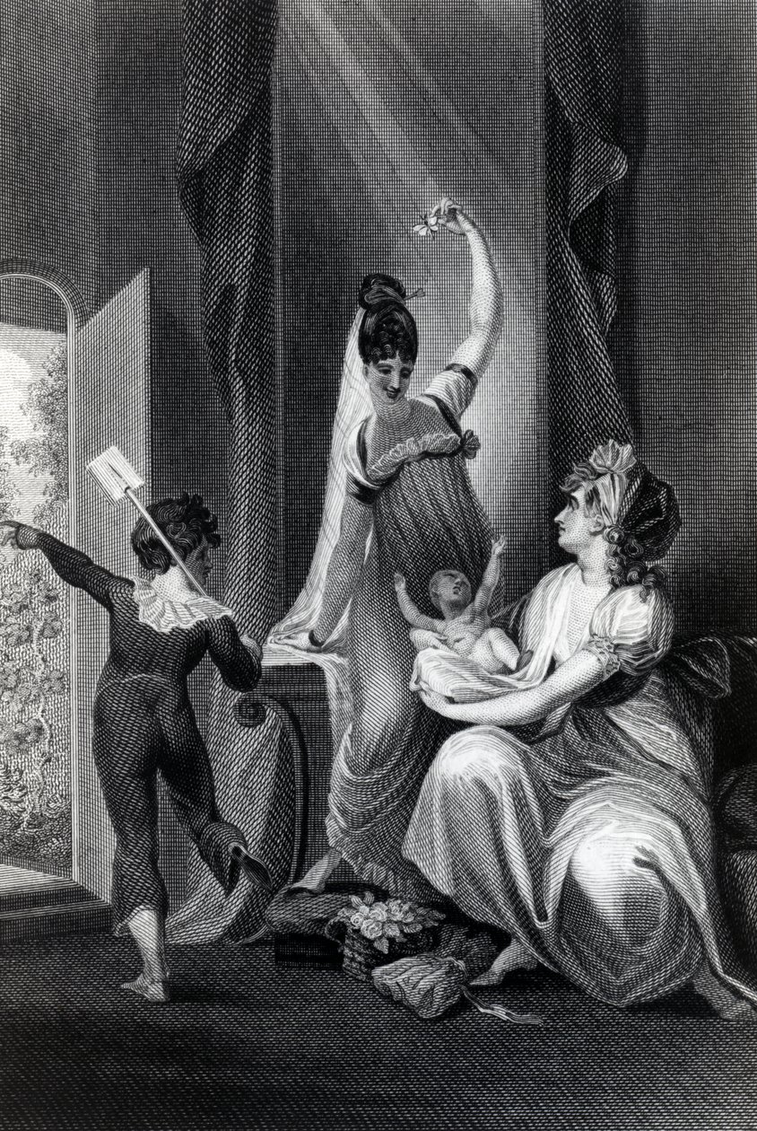 A Mother with Her Family in the Country, engraved by Richard Rhodes by Johann Heinrich Füssli