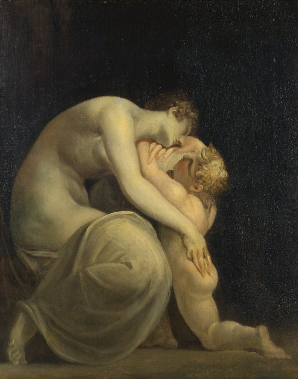 Tekemessa and Eurysakes by Johann Heinrich Füssli