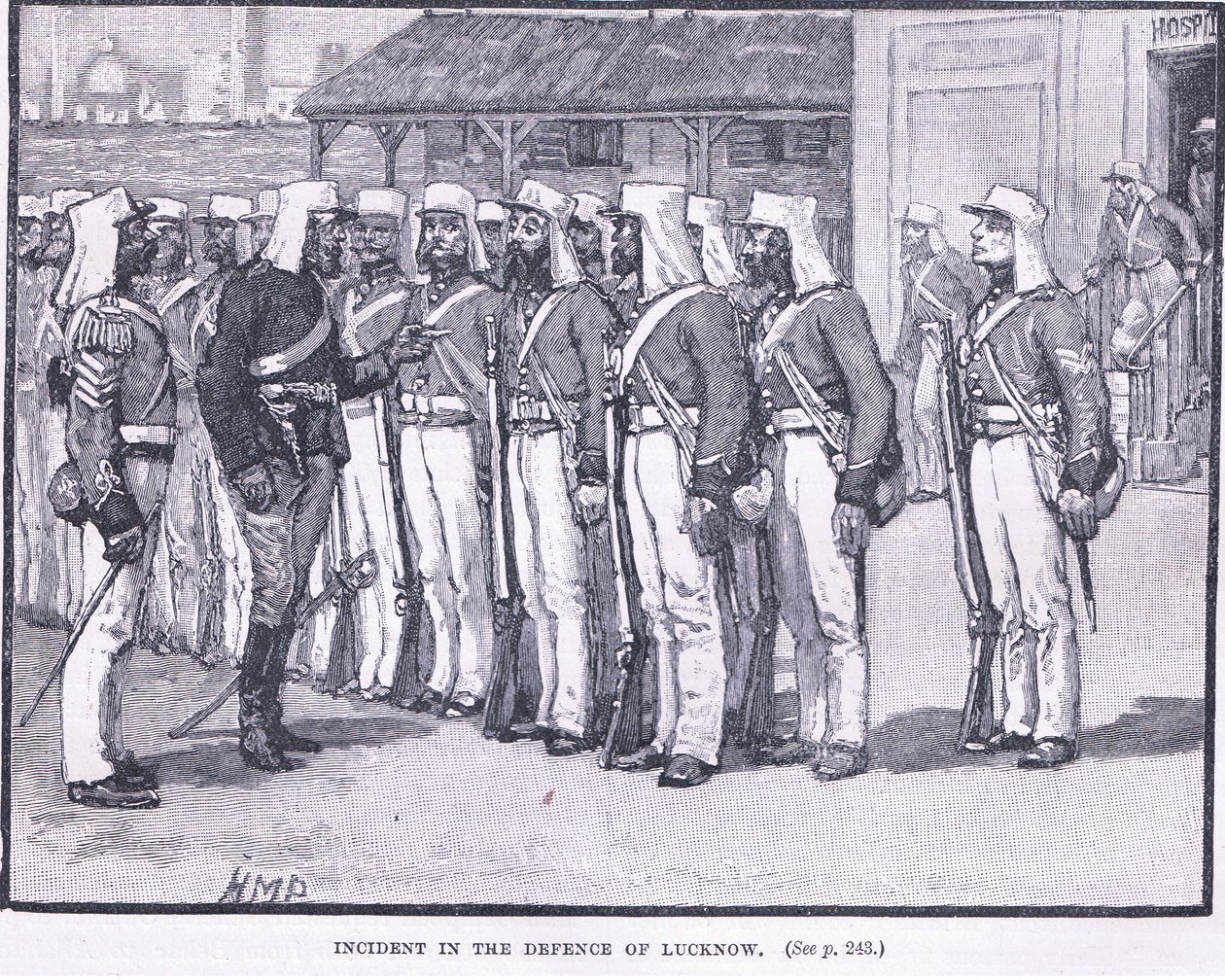 Incident in the Defence of Lucknow 1857 AD by Henry Marriott Paget