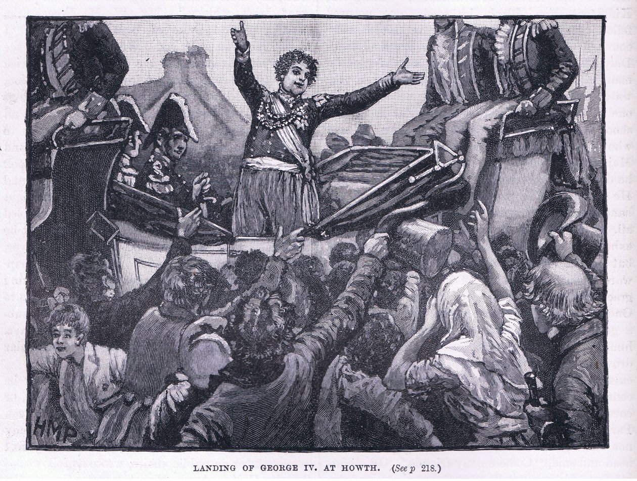 Landing of George IV at Nowth by Henry Marriott Paget