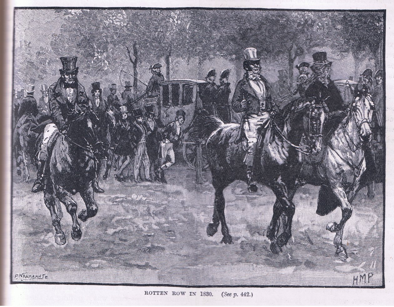 Rotten Row in AD 1830 by Henry Marriott Paget